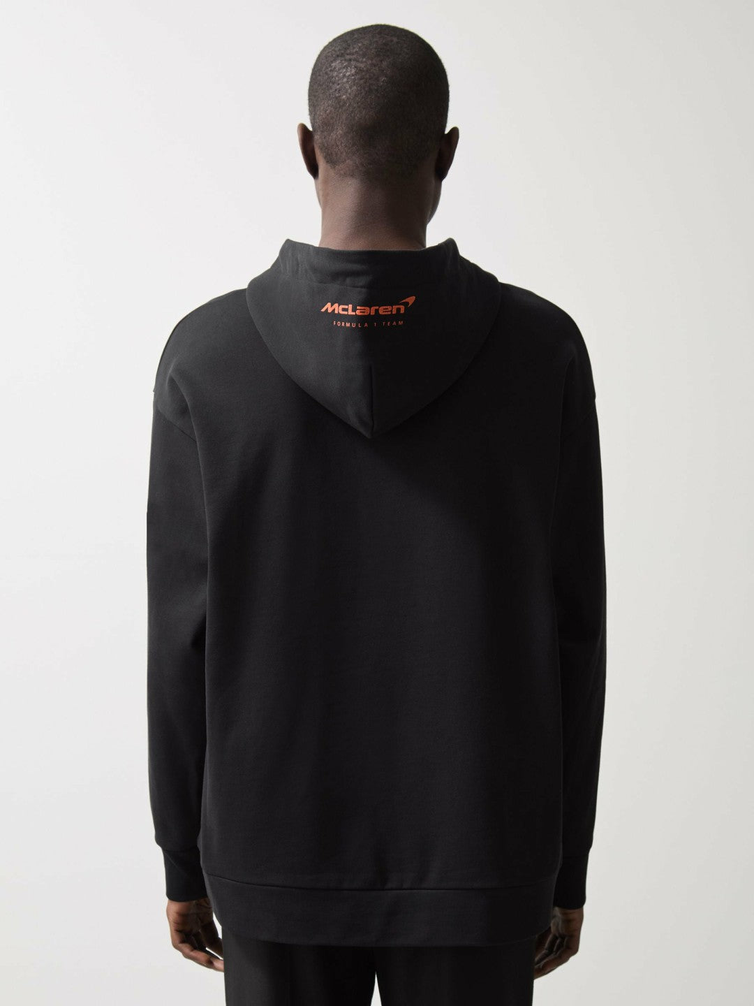 McLaren F1 Team Oversize Toggle Hoodie Unisex Fit in Black | Reiss Men Featured