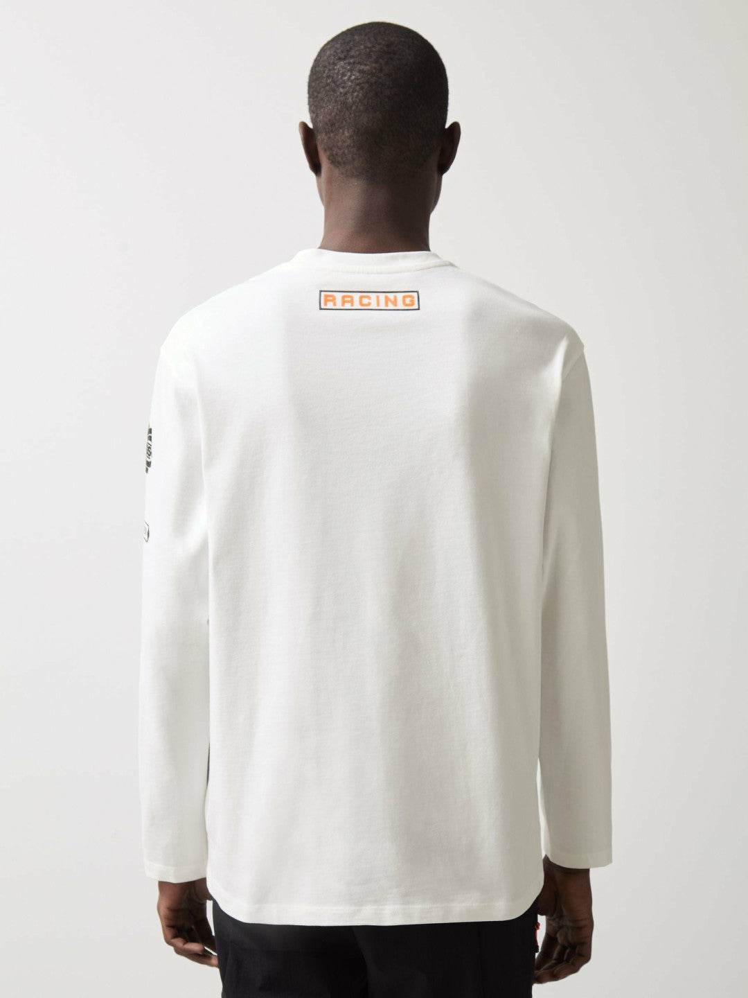 McLaren F1 Team Cotton Logo T-Shirt Unisex Fit in White | Reiss Men Premium