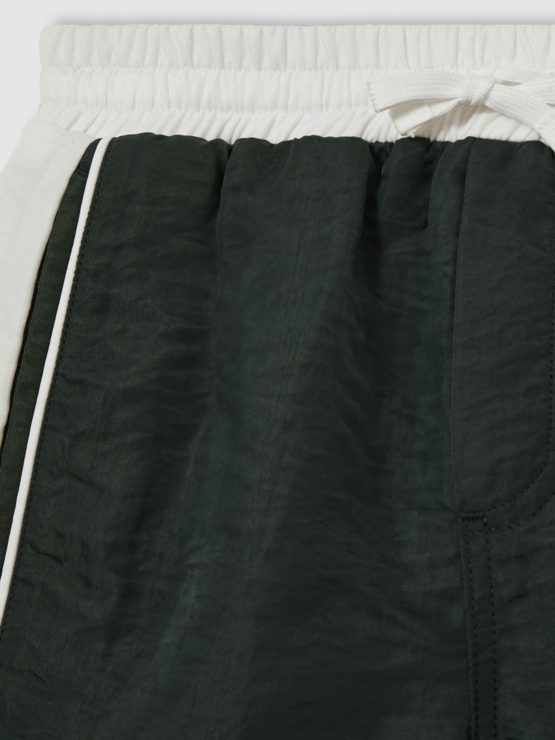 9-13 yrs Colour-Block Piped Swim Shorts in Green/White | Reiss Children & Baby New