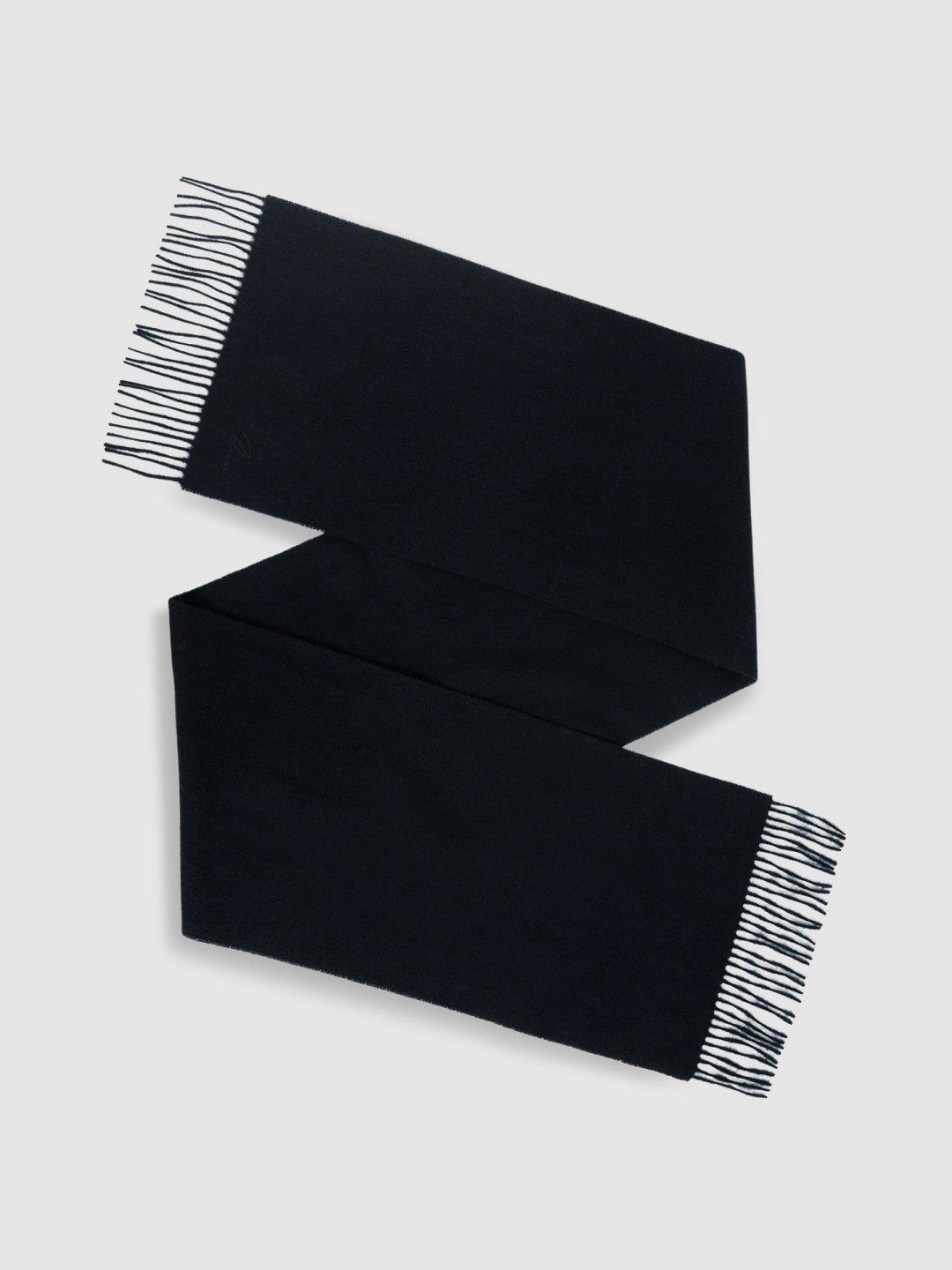Wool and Cashmere Scarf in Navy | Reiss Men Exclusive