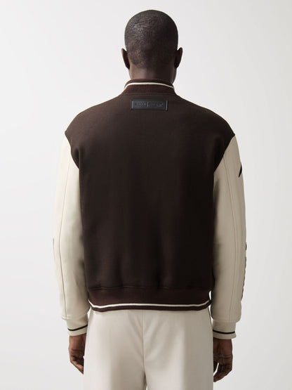 McLaren F1 Team Bomber Jacket in Brown/Ivory/White | Reiss Men Popular