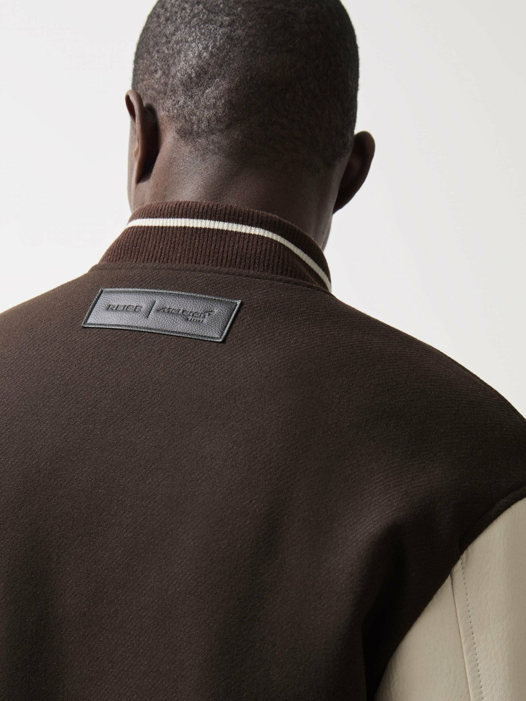 McLaren F1 Team Bomber Jacket in Brown/Ivory/White | Reiss Men Popular