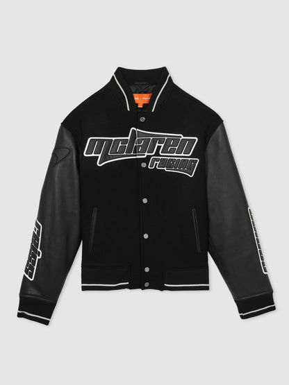 McLaren F1 Team Bomber Jacket in Black | Reiss Men New