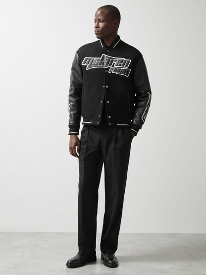 McLaren F1 Team Bomber Jacket in Black | Reiss Men New