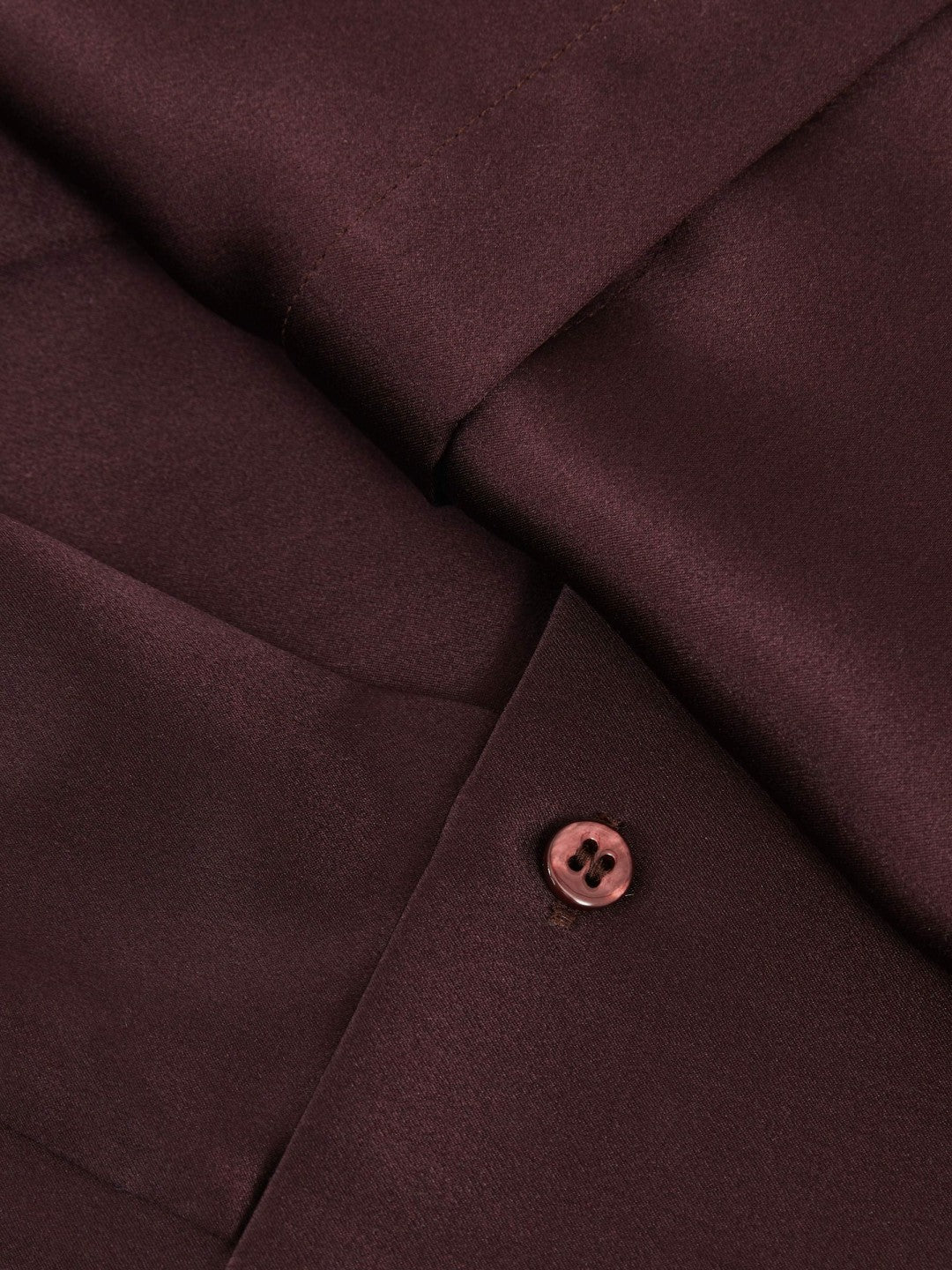 Silk Double-Cuff Button-Through Shirt in Red | Reiss Women New