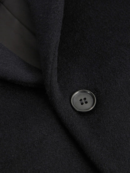 3-9 yrs Single Breasted Overcoat in Navy | Reiss Children & Baby Recommended
