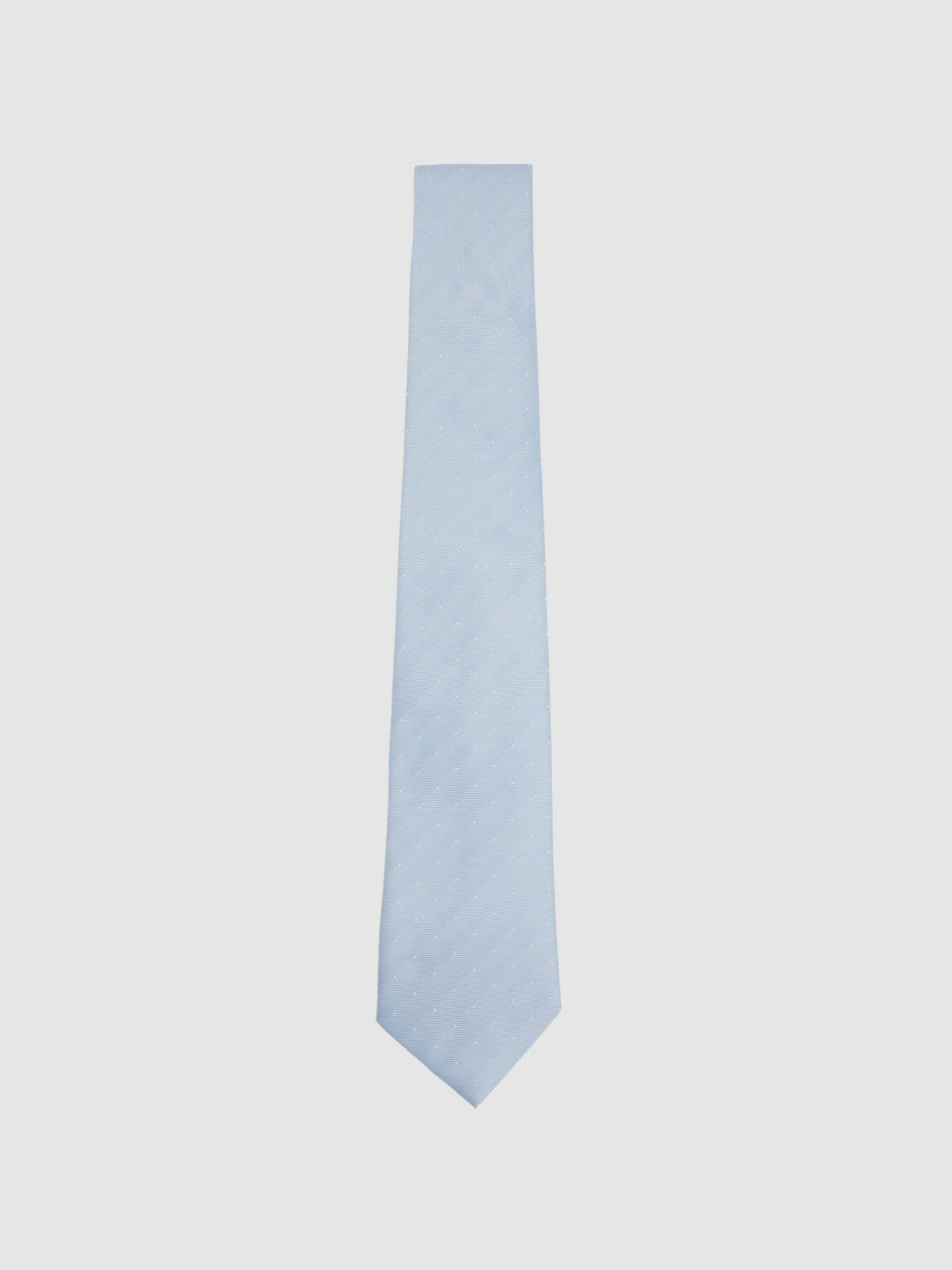 Polka Dot Silk Tie in Light Blue | Reiss Men Recommended