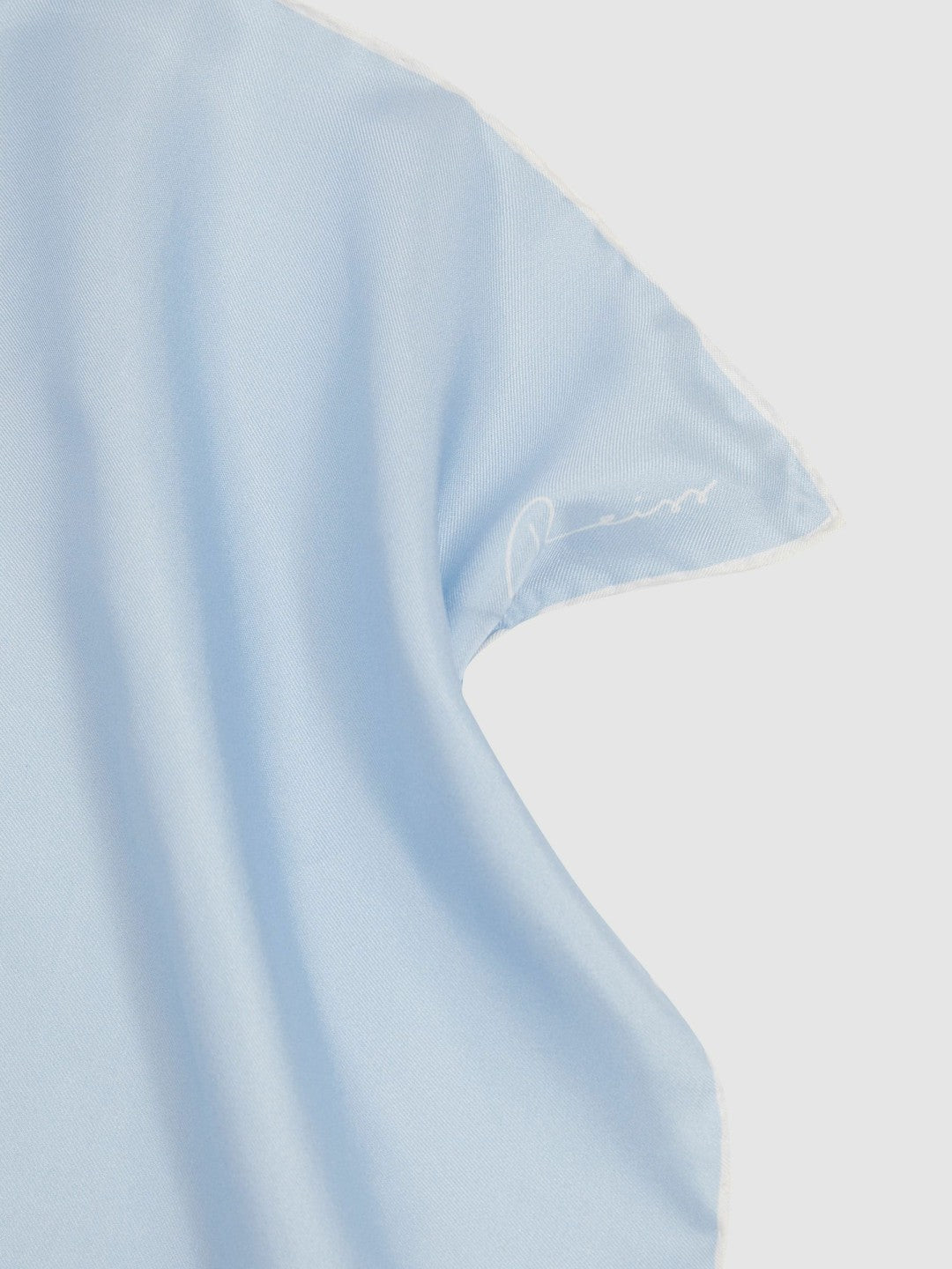 Ceremony Light Blue Silk Pocket Square | Reiss Men Premium
