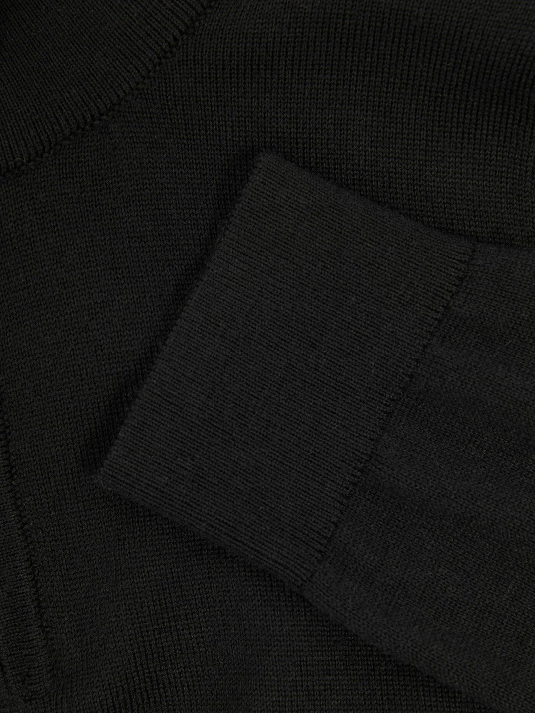 3-9 yrs Merino Wool Half-Zip Funnel Neck Jumper in Black | Reiss Children & Baby Best Seller