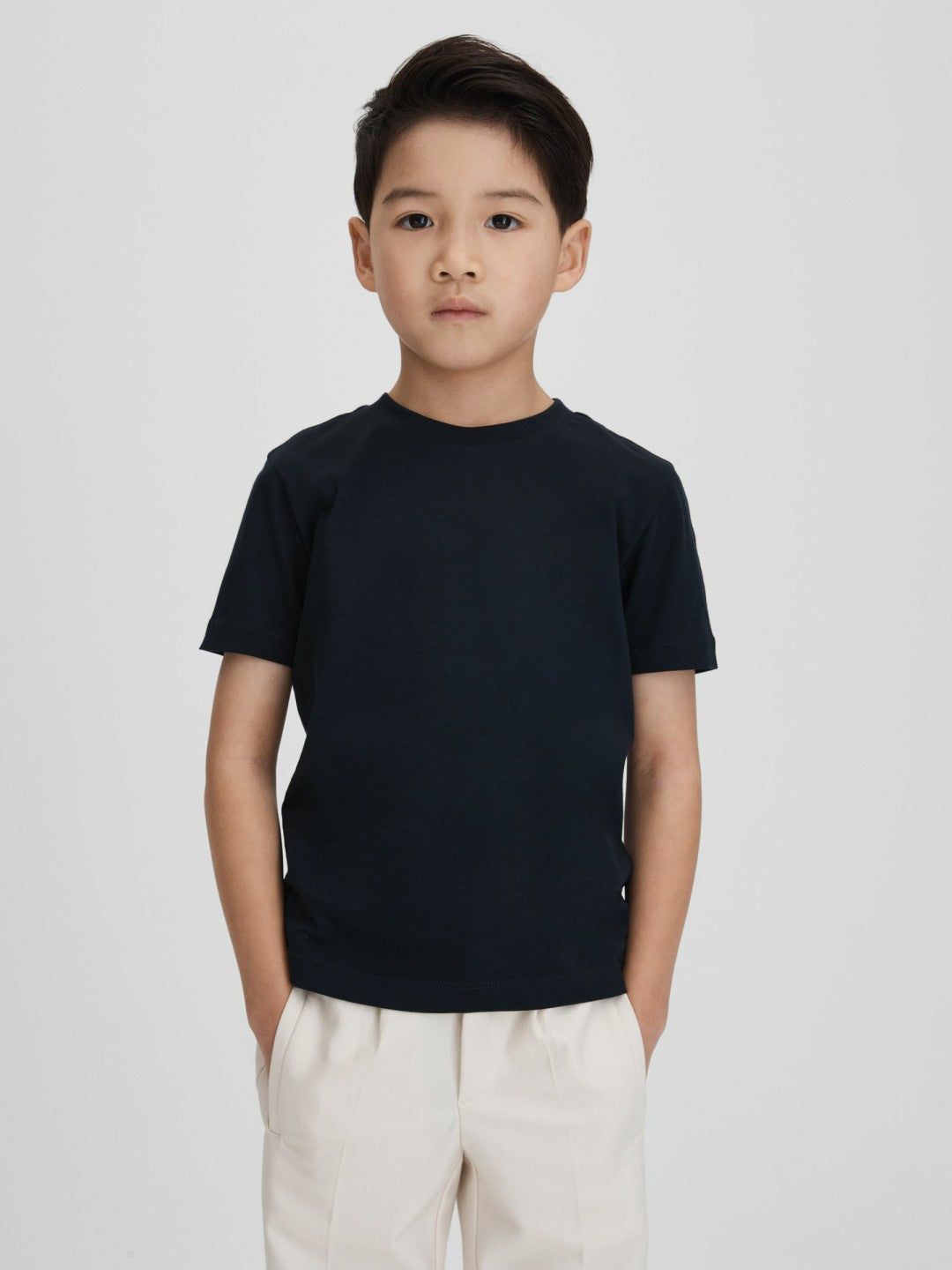 9-13 yrs Crew Neck T-Shirt in Navy | Reiss Children & Baby New