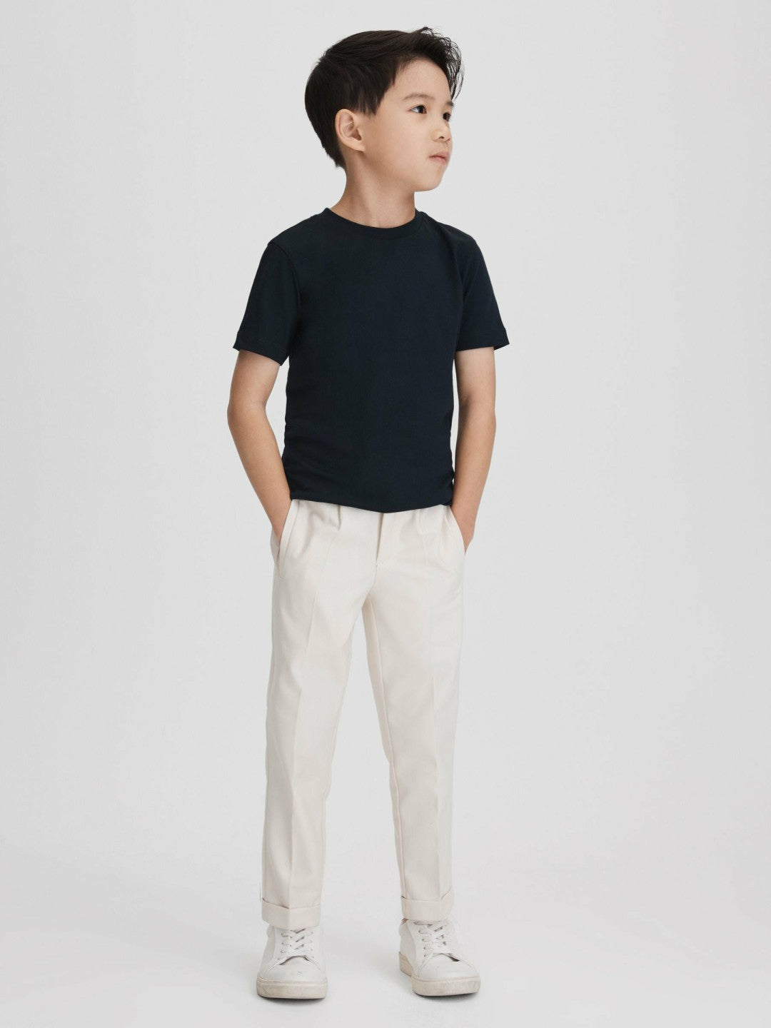9-13 yrs Crew Neck T-Shirt in Navy | Reiss Children & Baby New