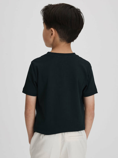 9-13 yrs Crew Neck T-Shirt in Navy | Reiss Children & Baby New