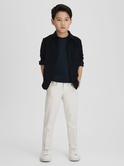 9-13 yrs Crew Neck T-Shirt in Navy | Reiss Children & Baby New