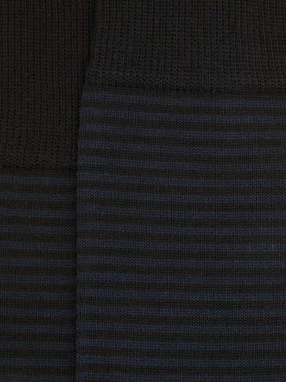 Striped Socks in Black/Navy | Reiss Men Recommended