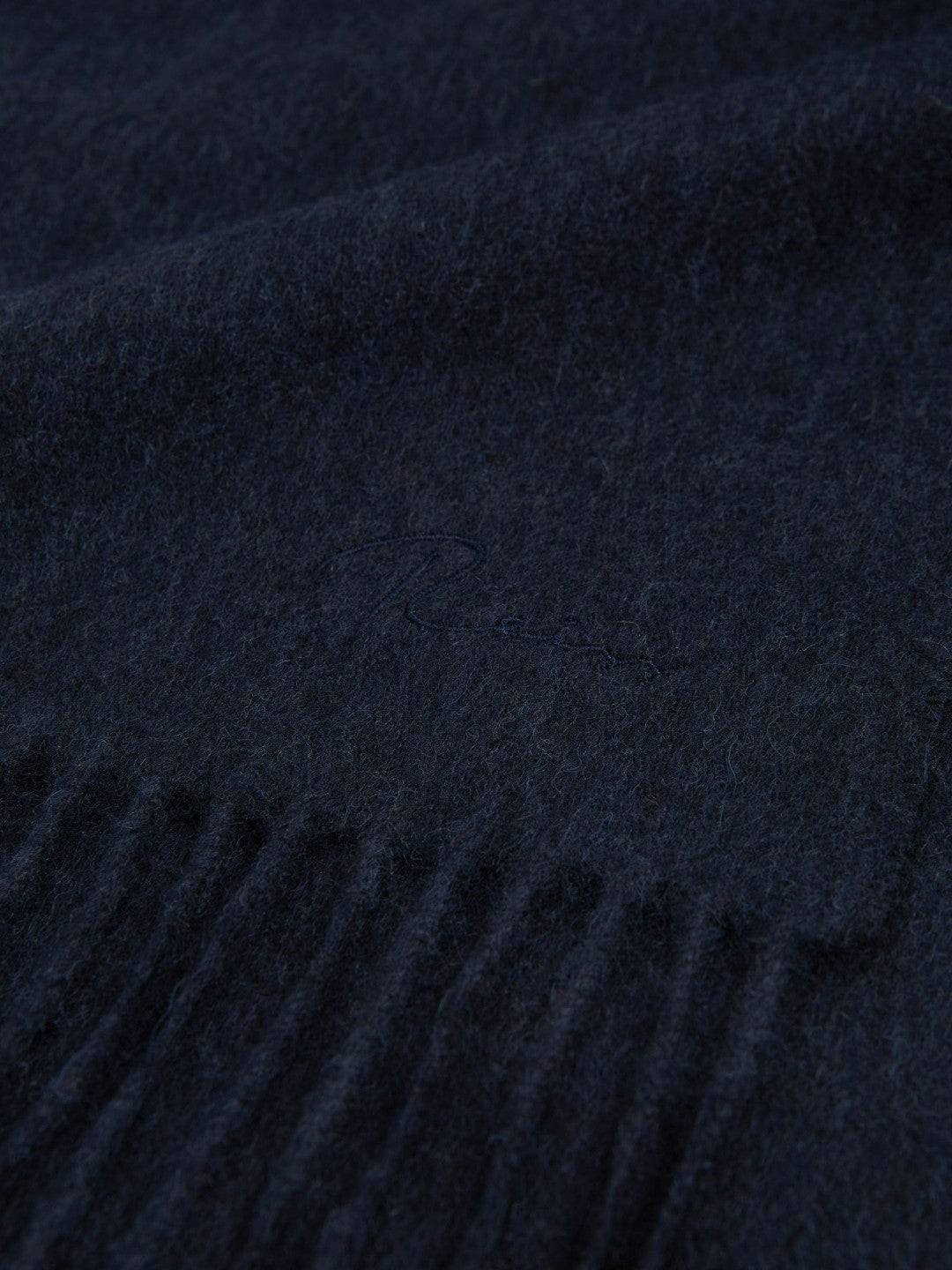 Wool and Cashmere Scarf in Navy | Reiss Men Trending