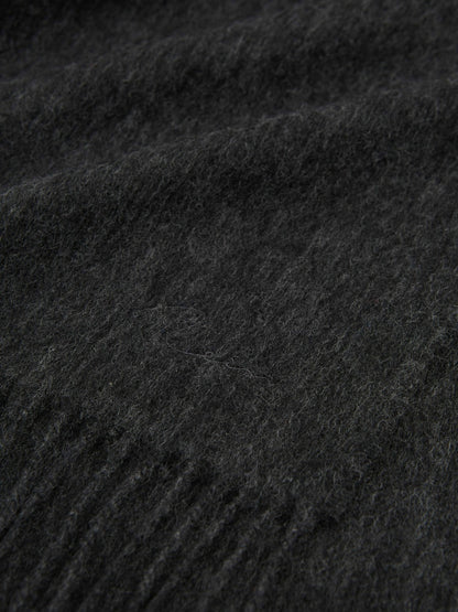 Wool and Cashmere Scarf in Charcoal | Reiss Men Best Seller