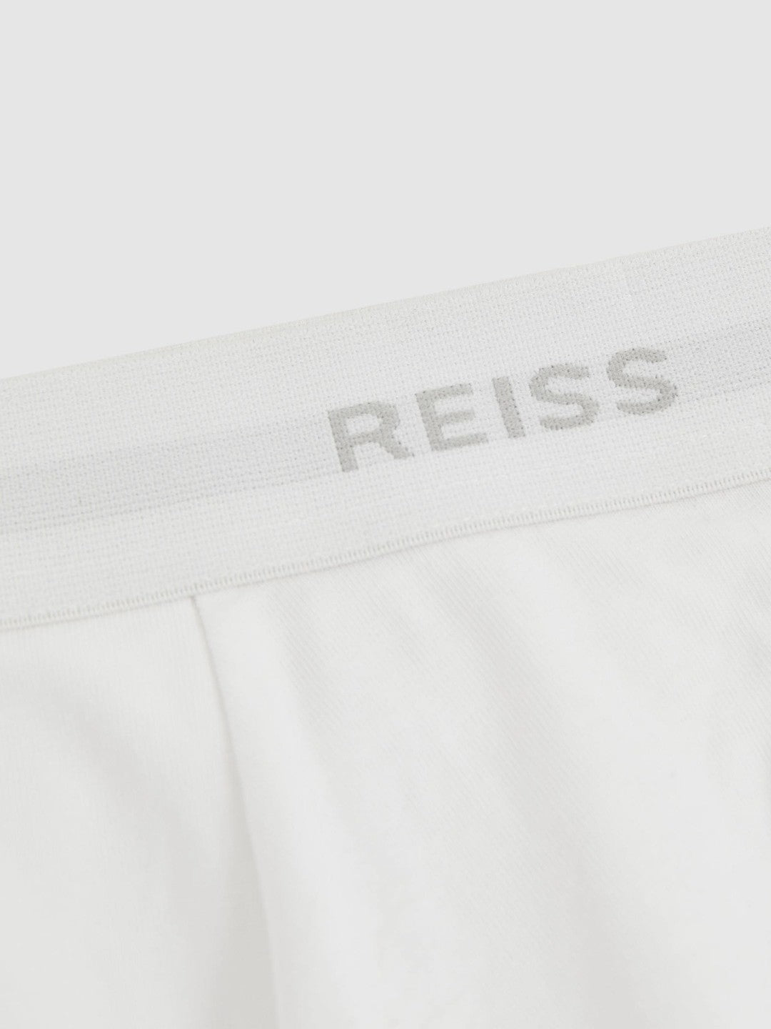 Three Pack Cotton Boxers in White | Reiss Men New