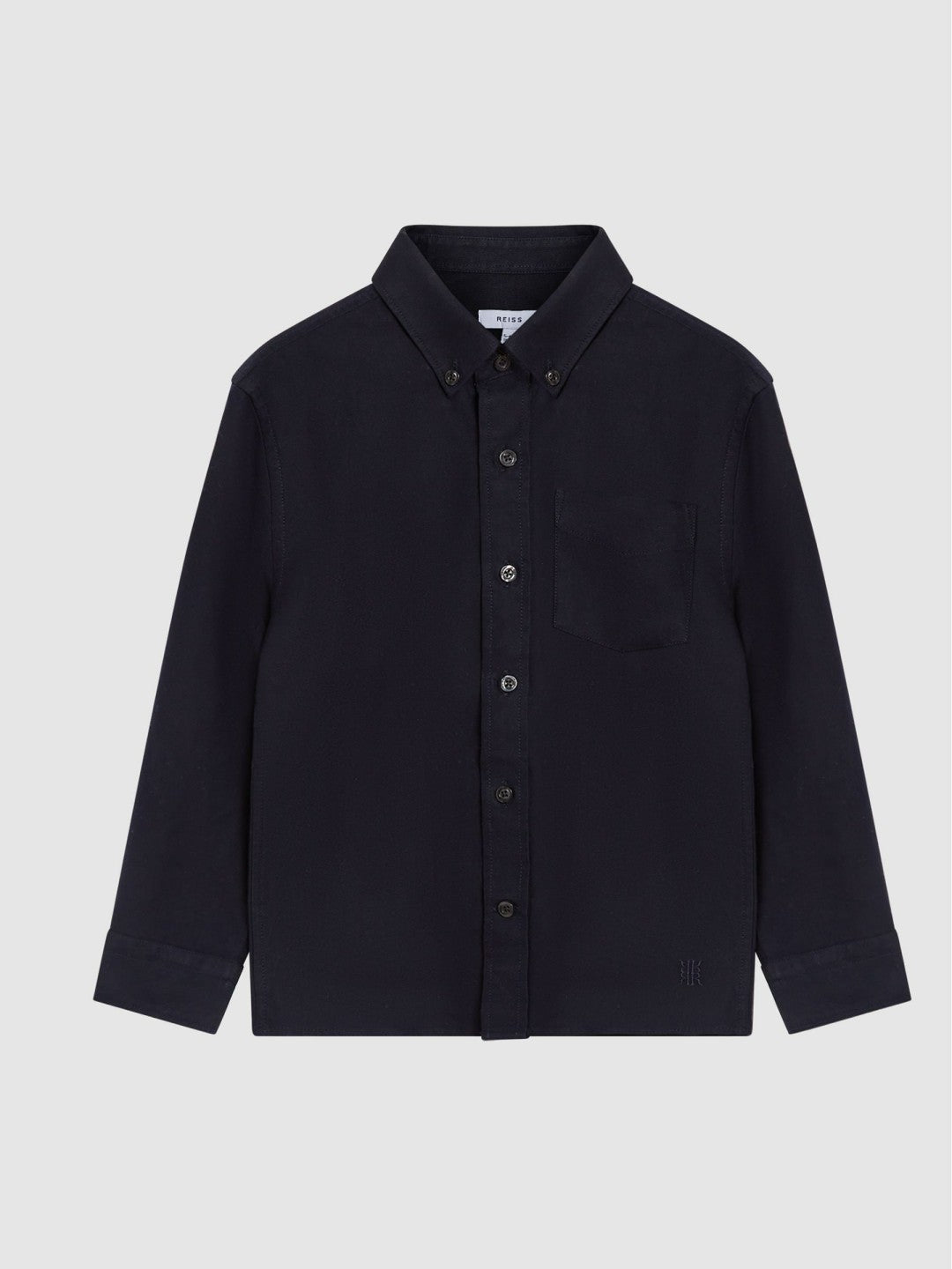 3-9 yrs Button Down Oxford Shirt in Navy | Reiss Children & Baby Featured
