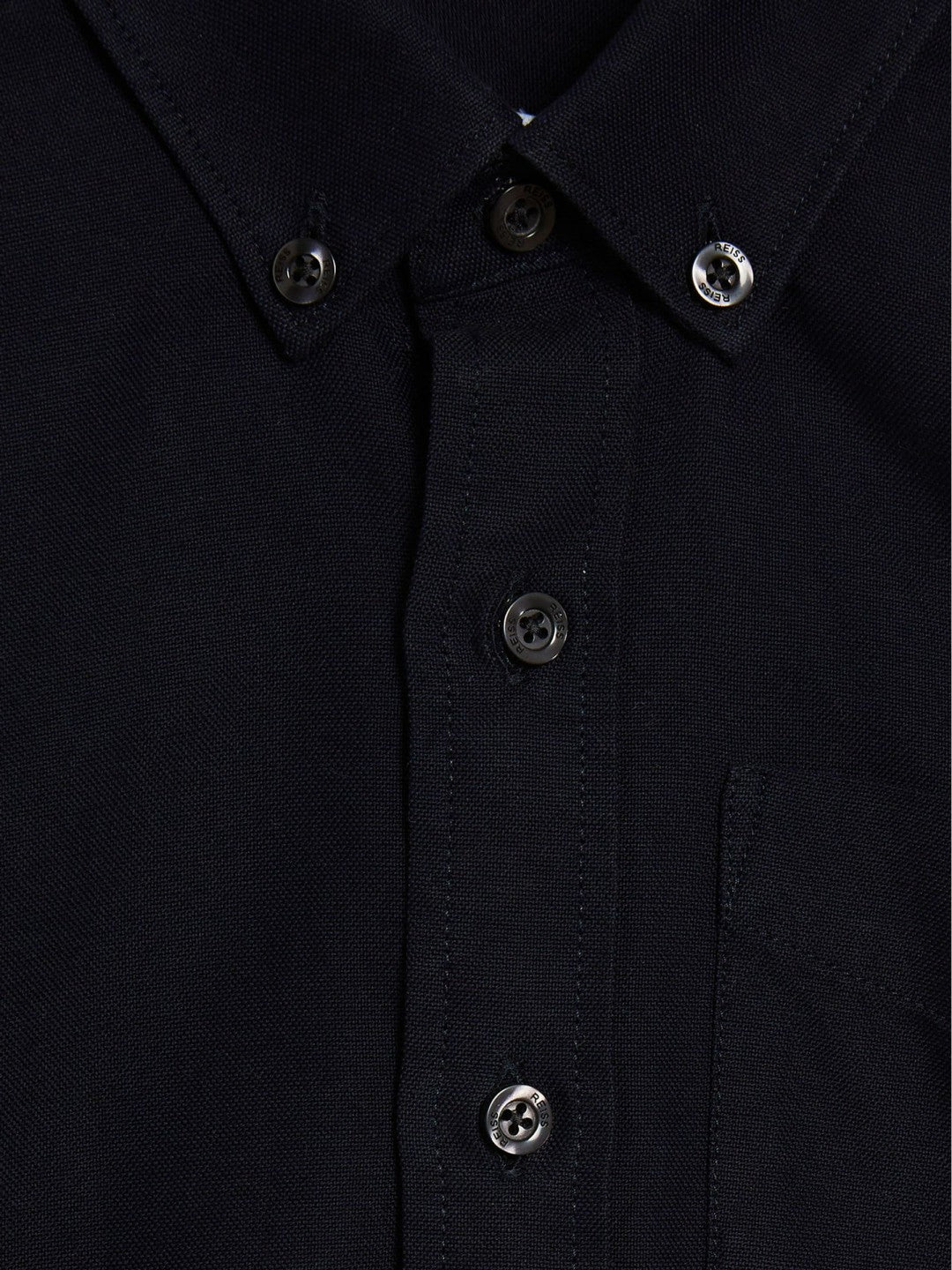 3-9 yrs Button Down Oxford Shirt in Navy | Reiss Children & Baby Featured