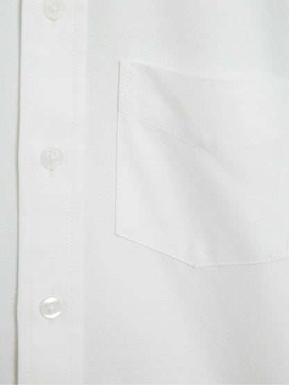 13-14 yrs Button Down Oxford Shirt in White | Reiss Children & Baby Trending