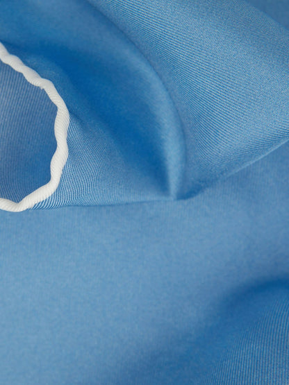 Plain Silk Pocket Square in Soft Blue | Reiss Men Popular