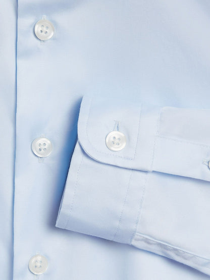 4-9 yrs Slim-Fit Cotton Shirt in Soft Blue | Reiss Children & Baby Best Seller