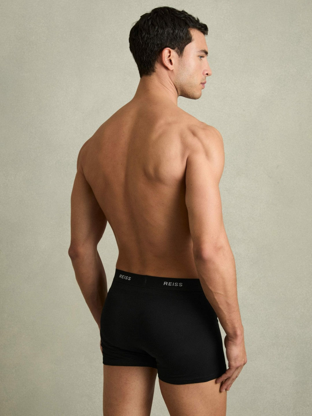 Three Pack Cotton Boxers in Black | Reiss Men Trending