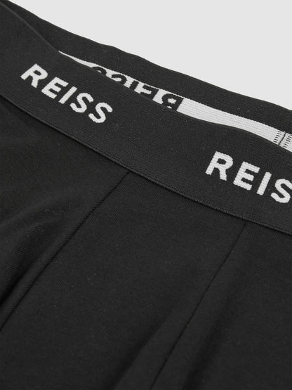 Three Pack Cotton Boxers in Black | Reiss Men Trending