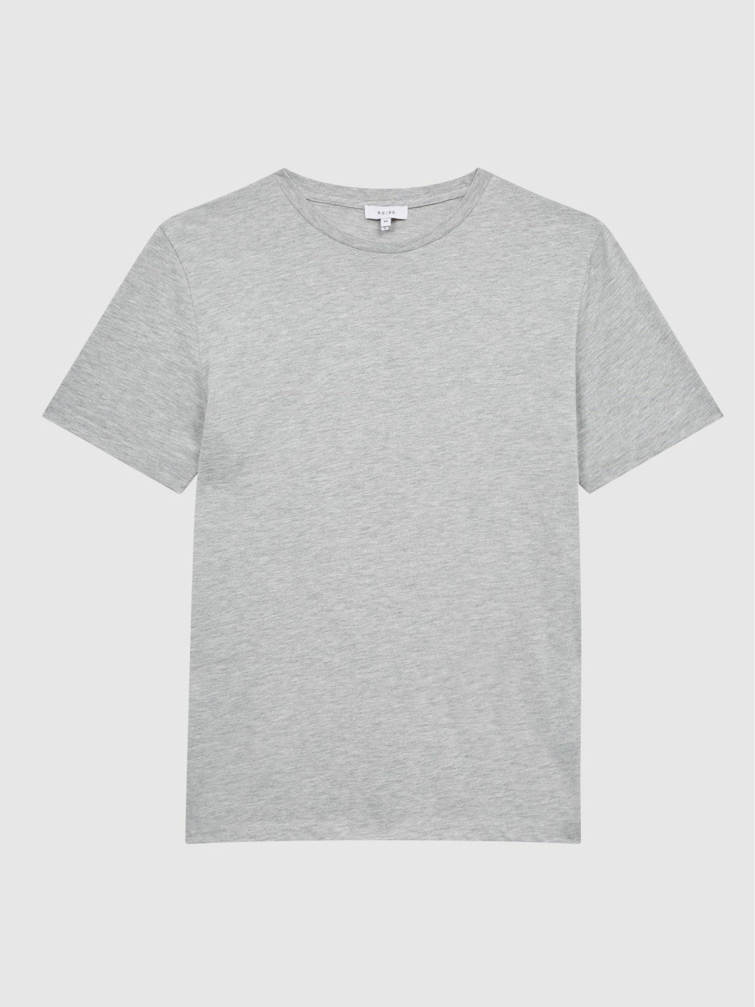 Cotton Crew Neck T-Shirt in Grey Marl | Reiss Men Exclusive