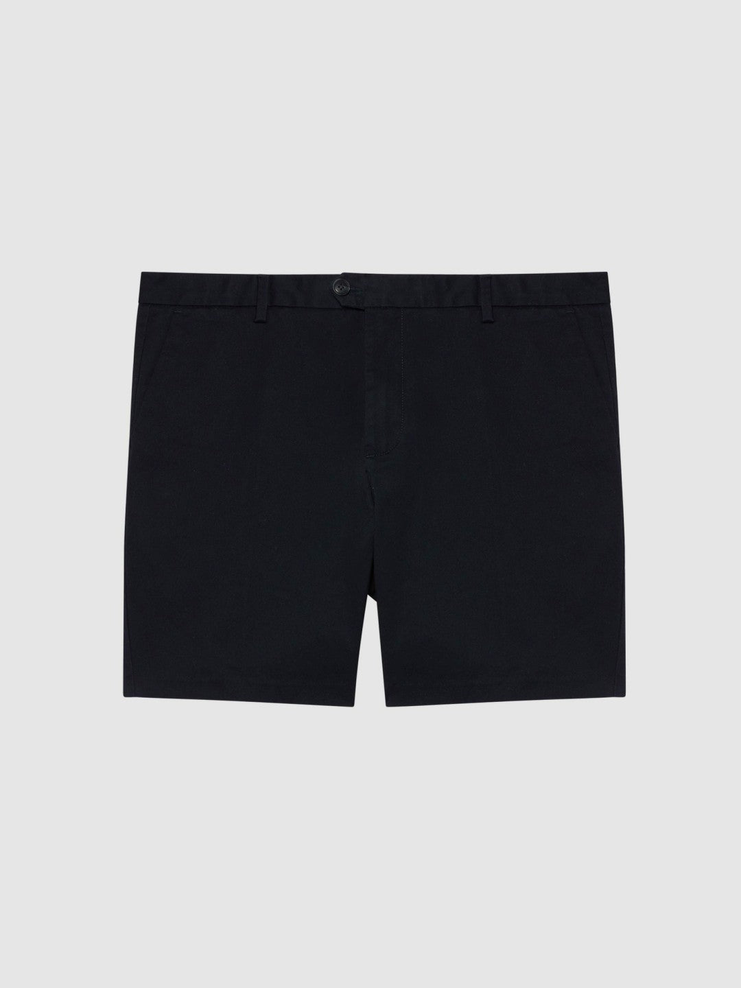 Short Length Casual Chino Shorts in Navy | Reiss Men Signature
