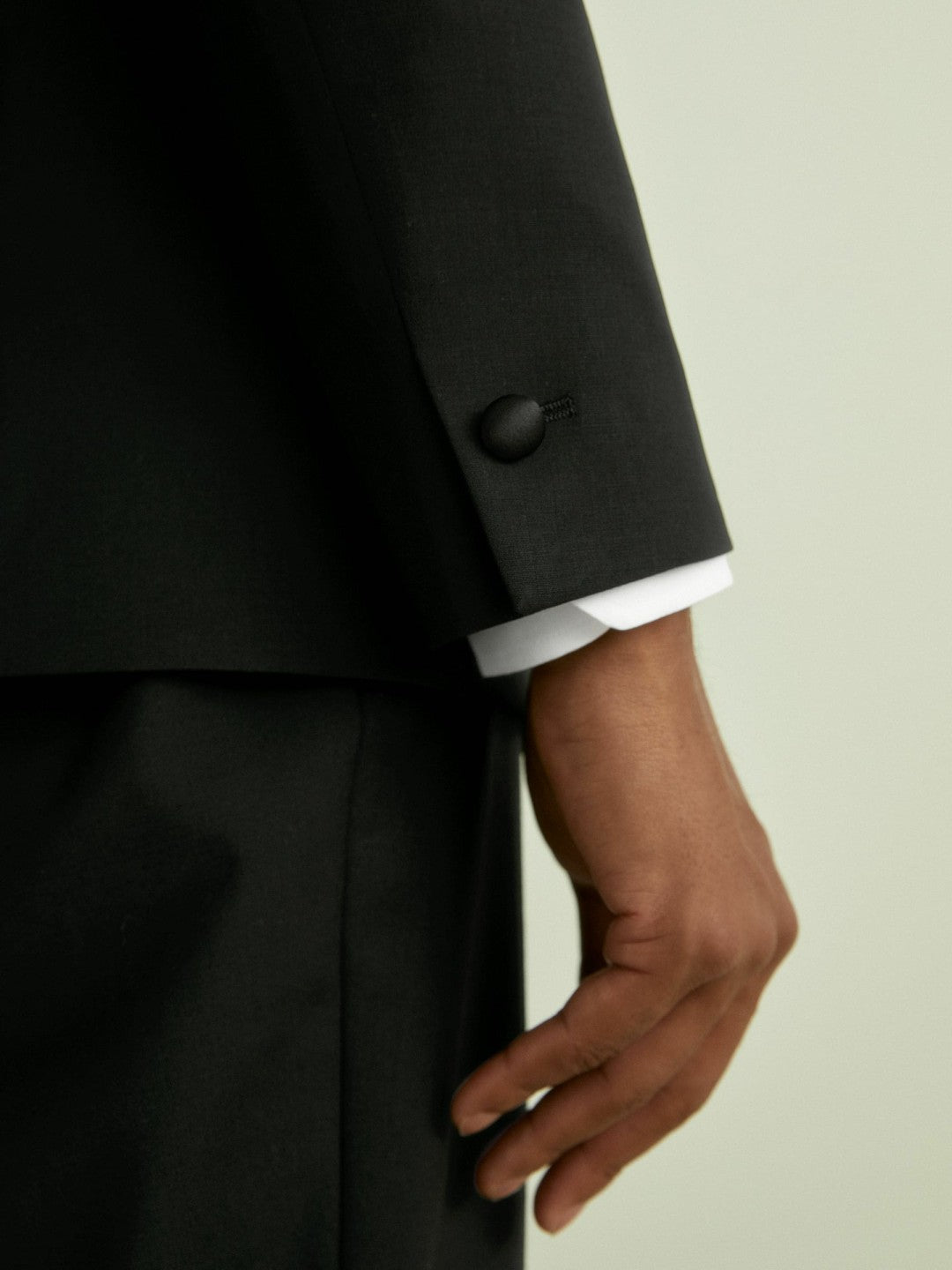 Regular Fit Single Breasted Tuxedo Jacket in Black | Reiss Men Best Seller