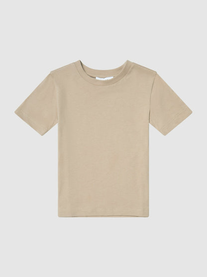 3-9 yrs Crew Neck T-Shirt in Stone | Reiss Children & Baby New