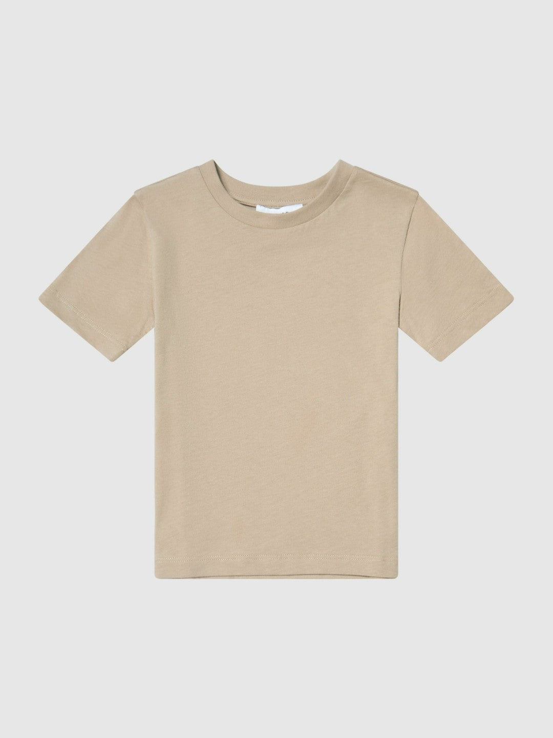 9-13 yrs Crew Neck T-Shirt in Stone | Reiss Children & Baby Recommended