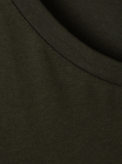 Cotton Crew Neck T-Shirt in Oxidised Green | Reiss Men Recommended