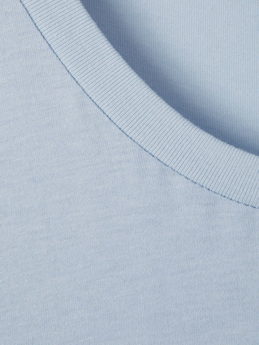 Cotton Crew Neck T-Shirt in Soft Blue | Reiss Men New