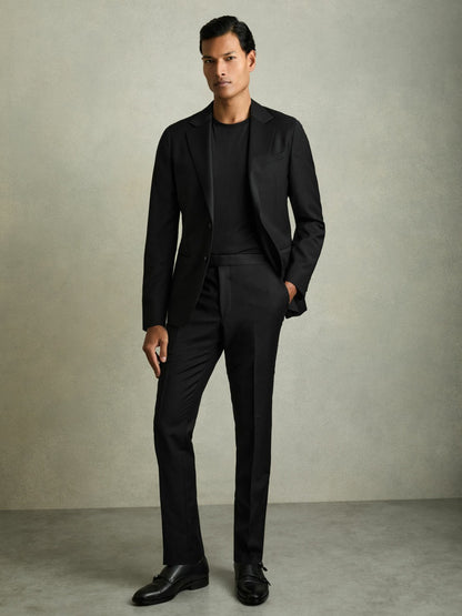 Cotton Crew Neck T-Shirt in Black | Reiss Men Recommended