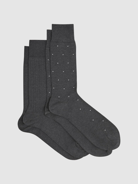 Socks in Charcoal | Reiss Men Exclusive