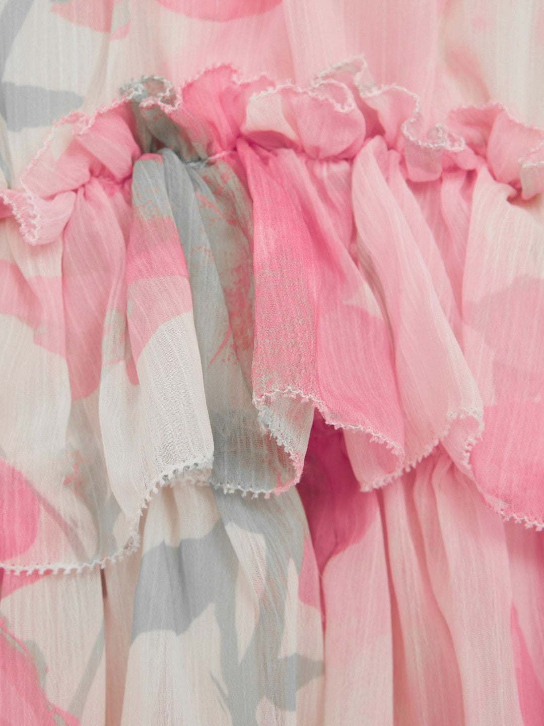 4-9 yrs Printed Tiered Dress in Pink Print | Reiss Children & Baby Best Seller