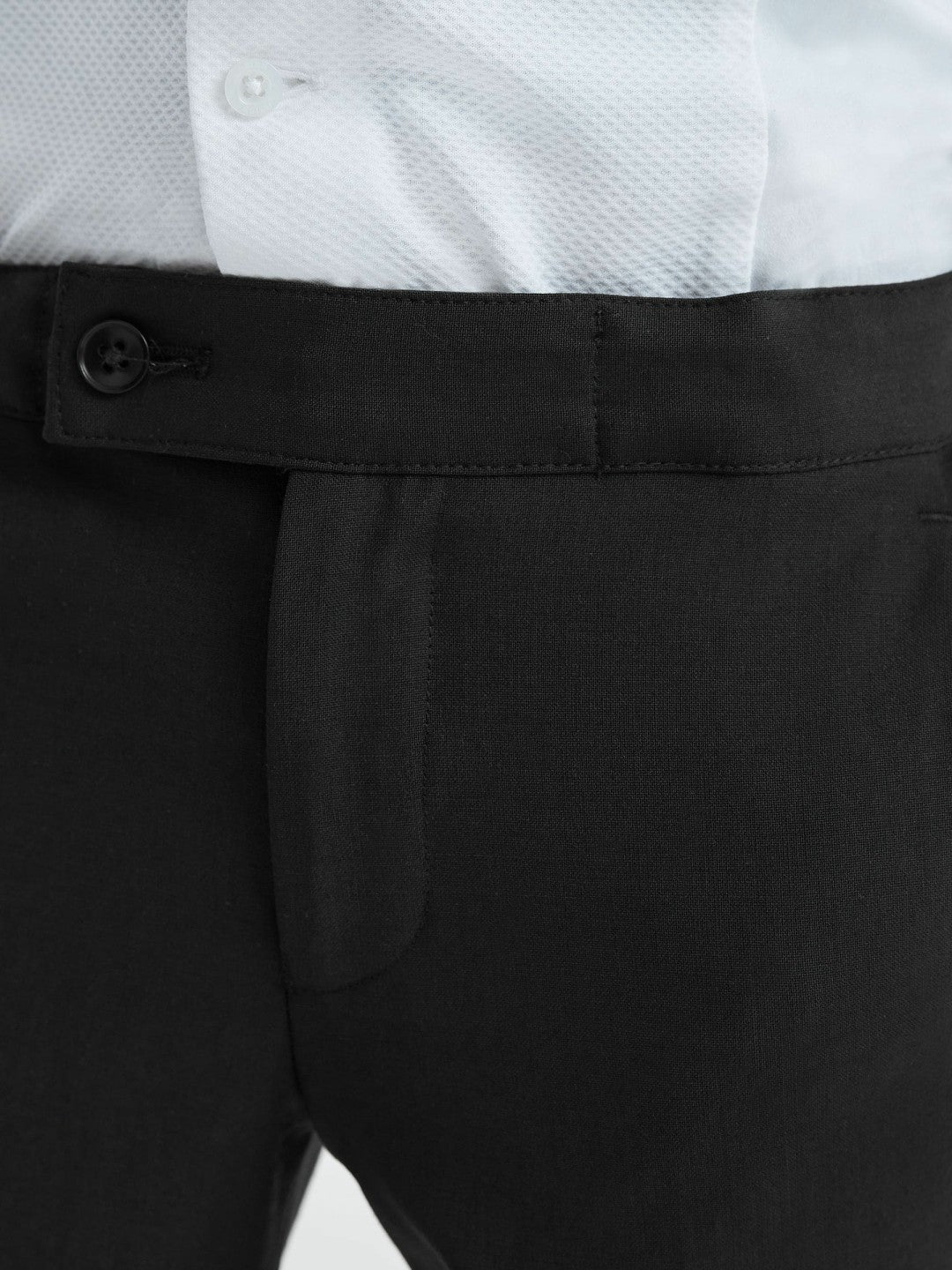 3-9 yrs Tuxedo Satin Stripe Trousers in Black | Reiss Children & Baby Signature