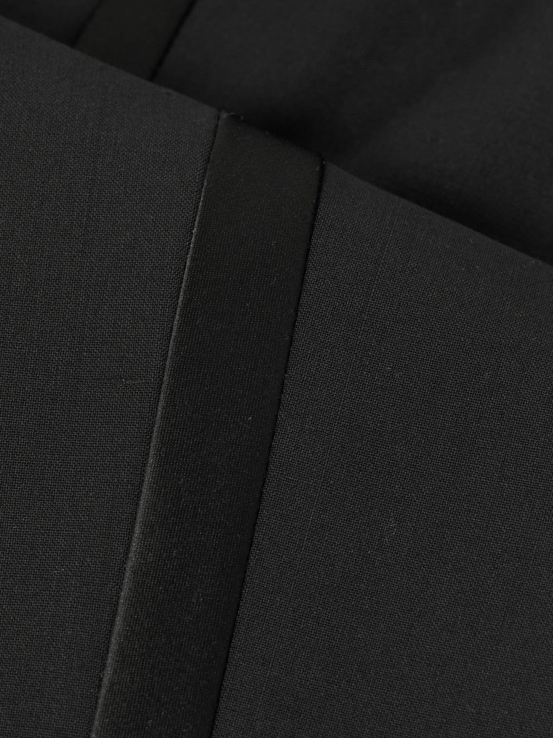 3-9 yrs Tuxedo Satin Stripe Trousers in Black | Reiss Children & Baby Signature