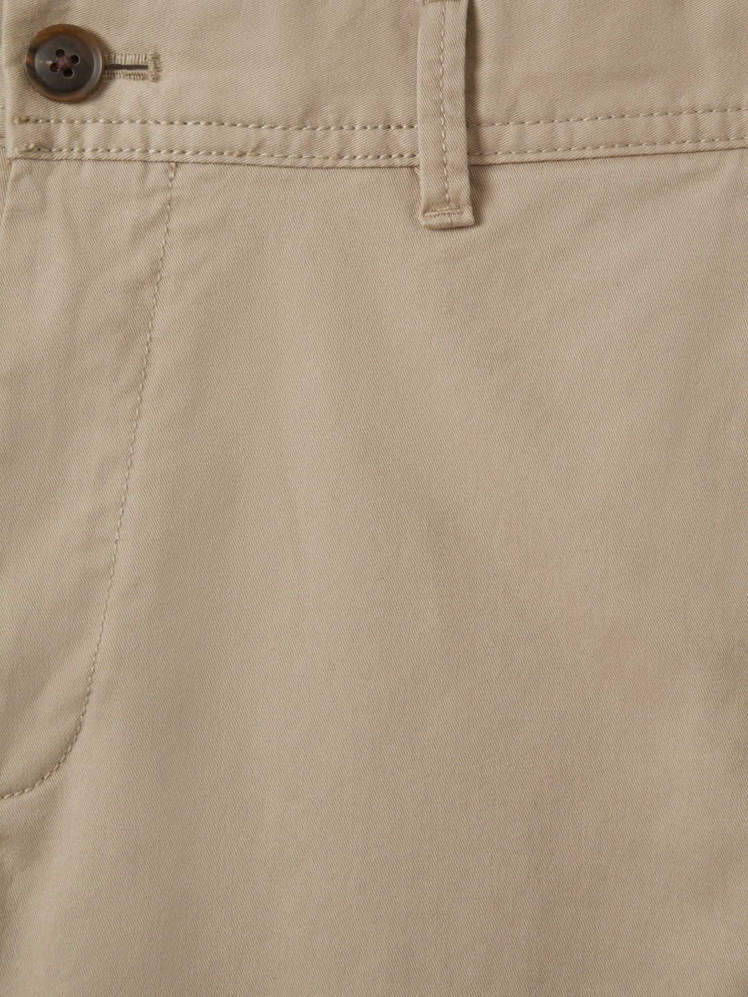 Slim Fit Washed Cotton Blend Chinos in Stone | Reiss Men New
