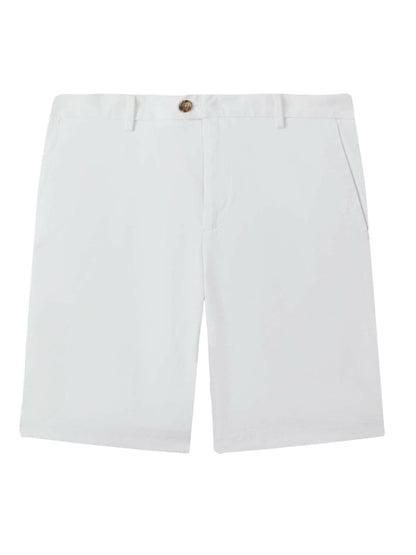 Cotton Chino Shorts with Stretch in White | Reiss Men Popular