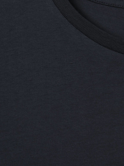 Cotton Crew Neck T-Shirt in Airforce Blue | Reiss Men Featured