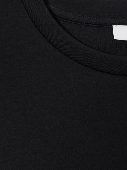 Interlock Jersey Crew Neck T-Shirt in Navy Blue | Reiss Men Recommended