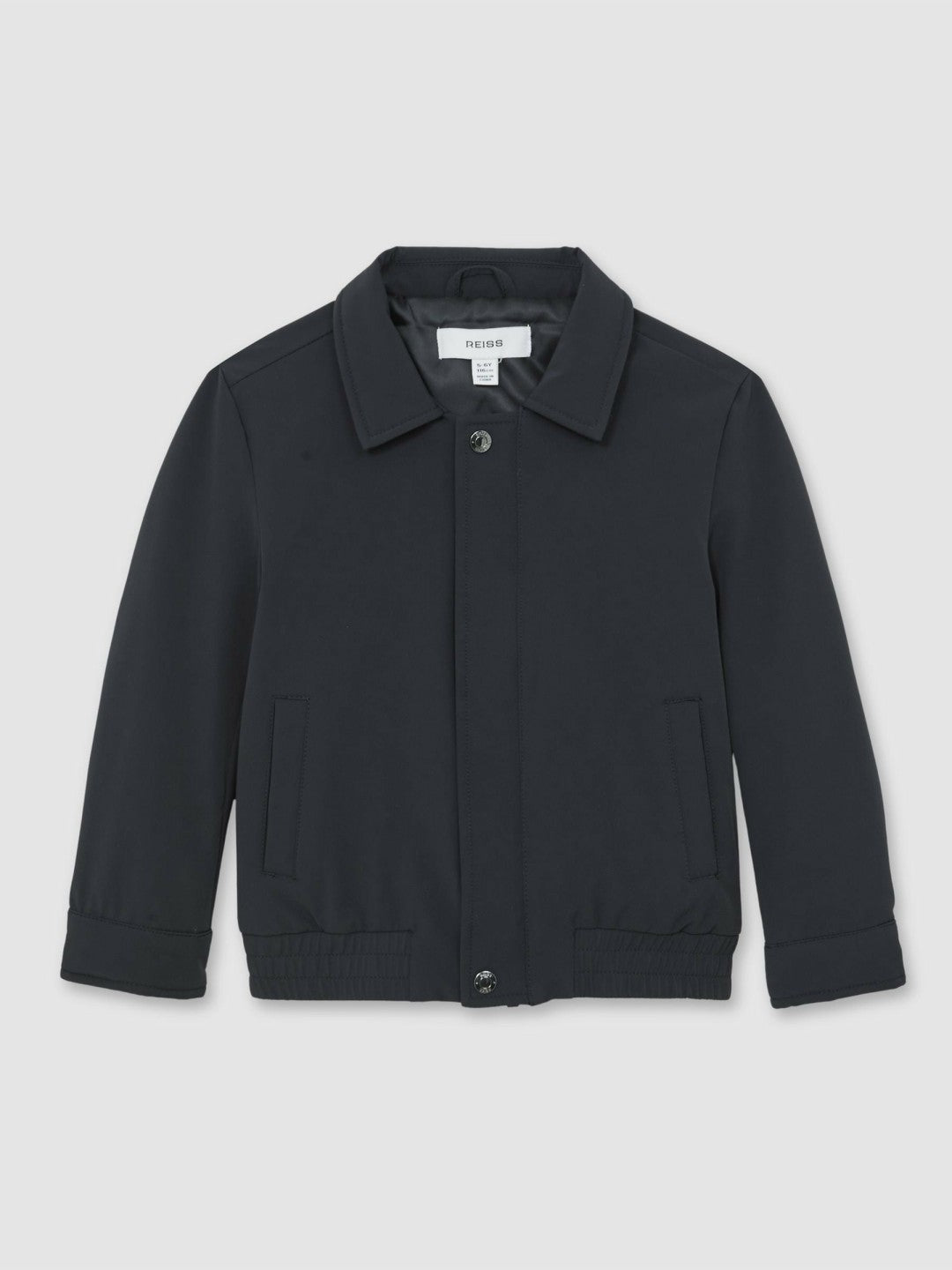13-14 yrs Zip Through Harrington Jacket in Blue | Reiss Children & Baby Featured