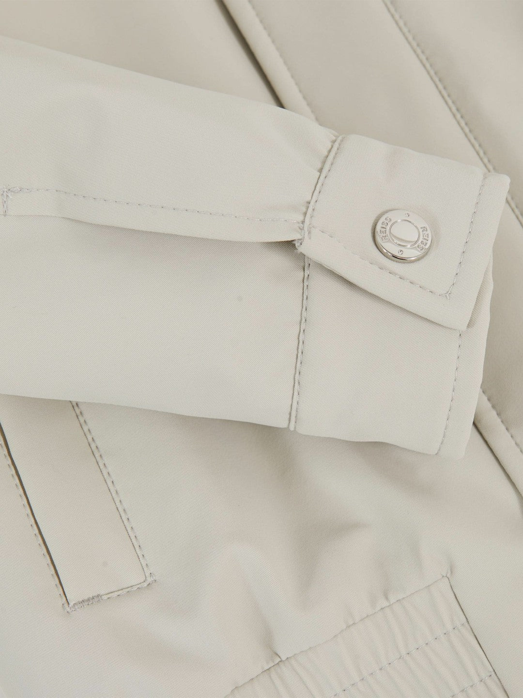 13-14 yrs Zip Through Harrington Jacket in Natural | Reiss Children & Baby New
