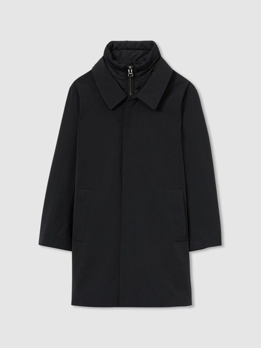 3-9 yrs Gabardine Coat with Removable Gilet in Navy | Reiss Children & Baby Premium