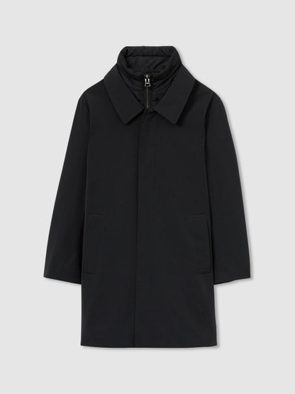 3-9 yrs Gabardine Coat with Removable Gilet in Navy | Reiss Children & Baby Premium