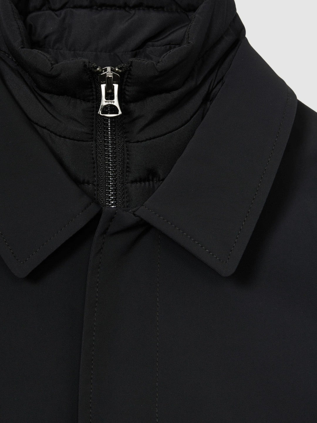 3-9 yrs Gabardine Coat with Removable Gilet in Navy | Reiss Children & Baby Premium