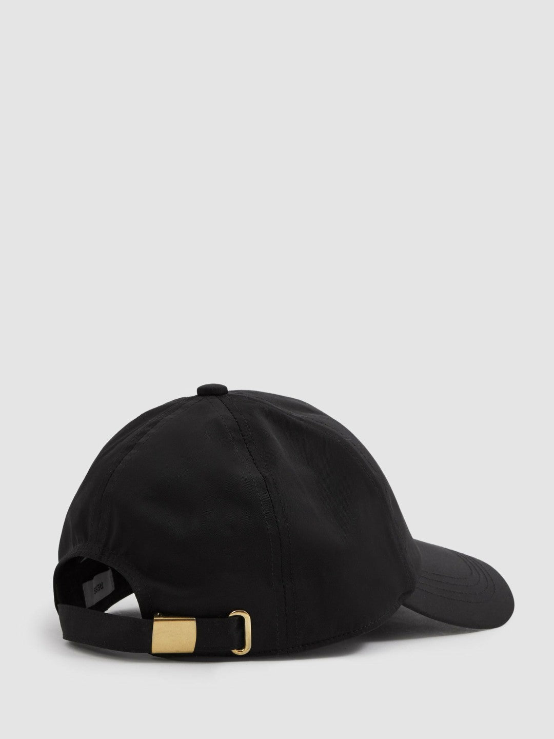 Logo-Embroidered Baseball Cap in Black | Reiss Women Signature